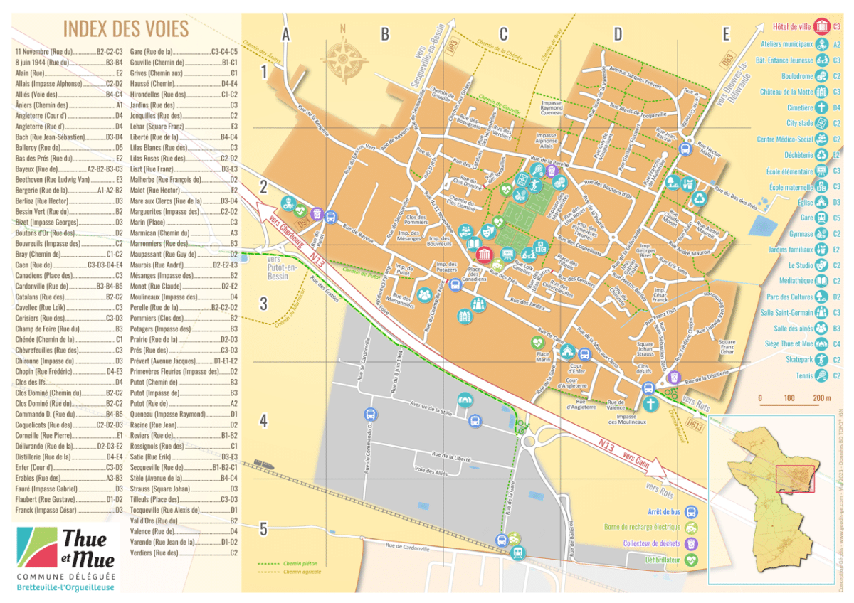 Plan Bretteville-sur-Odon Géodis GE